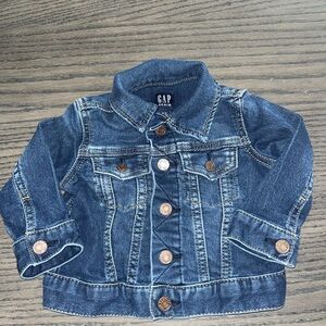 Baby Gap Icon Denim Jacket - Dark Wash